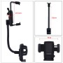 [UAE Warehouse] HAWEEL 2 in 1 Universal Car Rear View Mirror Stand Mobile Phone Mount Holder, Clamp Size: 40mm-80mm, For iPhone, Galaxy, Huawei, Xiaomi, LG, HTC and other Smartphones